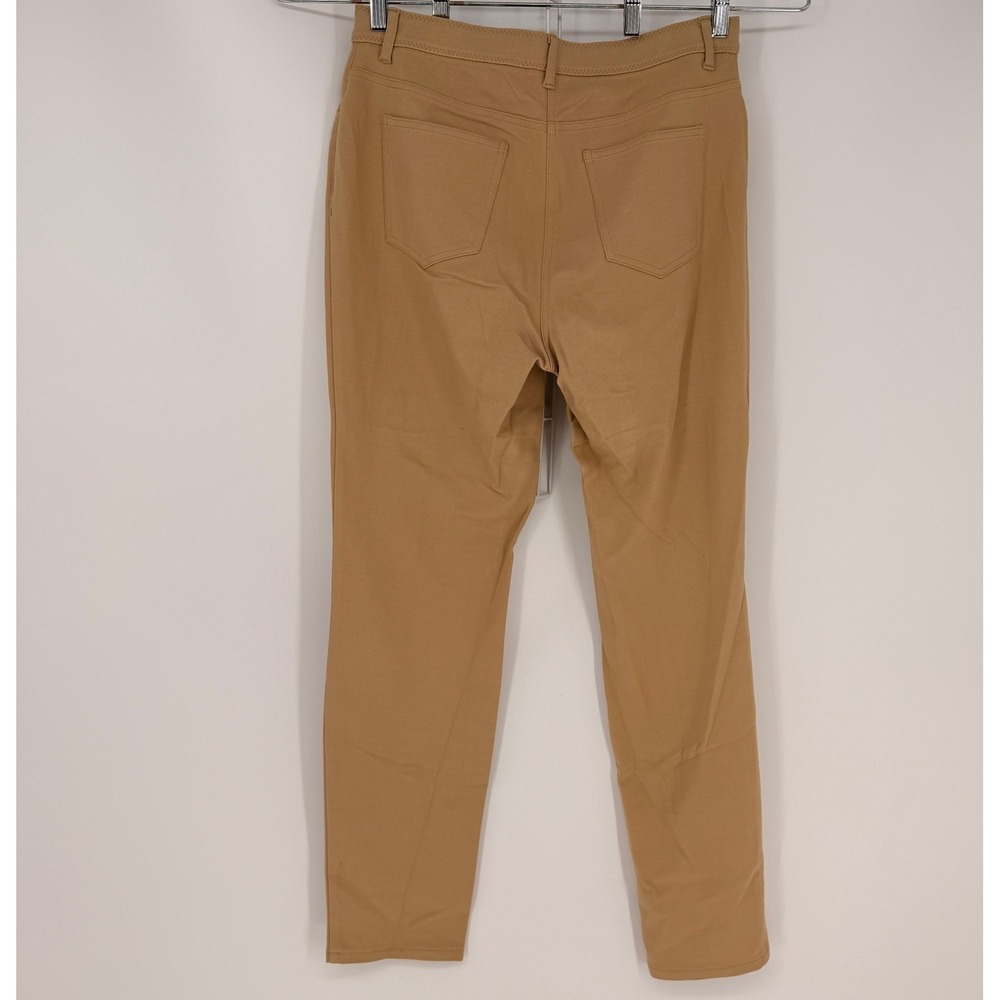 Chico's So Slimming Pants 1.5 Large Tan Stretch Career Casual Classic Versatile - Picture 2 of 5